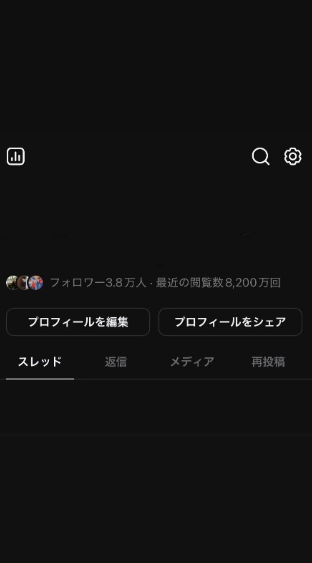 【Threads】フォロワー3.8万人・高エンゲージメントアカウント|毎投稿多数いいね獲得|自然増加アカウント 1