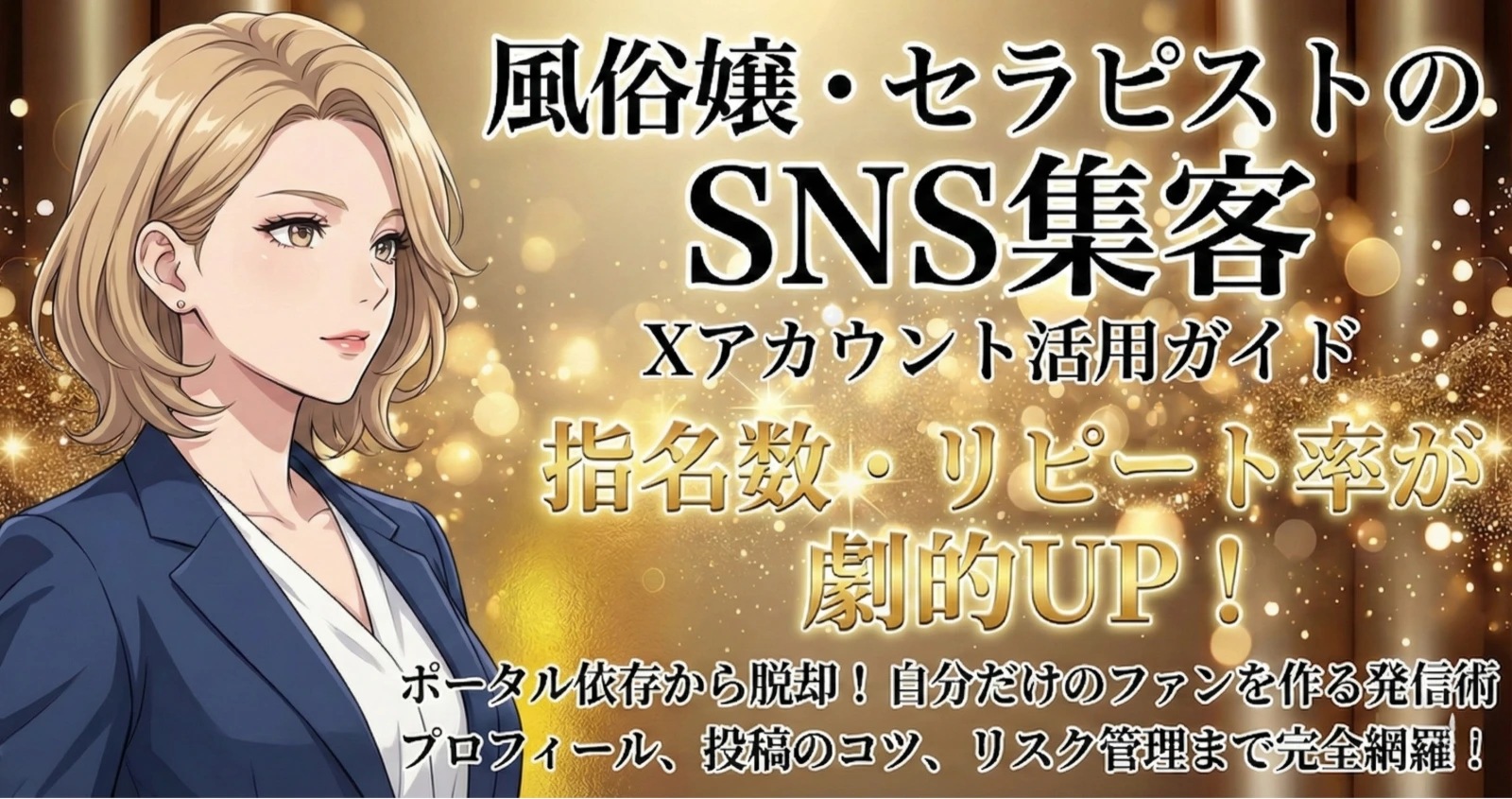 風俗嬢・セラピストのSNS集客|Xアカウント活用ガイド